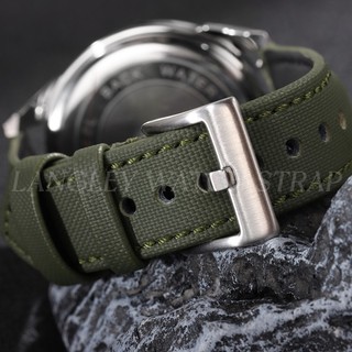 Dây đeo đồng hồ Nylon bằng da đơn giản 20mm 22mm cho SEIKO Diver cho dây đeo đồng hồ cơ thạch anh Phát hành nhanh Dây đeo đồng hồ da bò chính hãng dành cho nam nữ Vòng tay khâu mềm