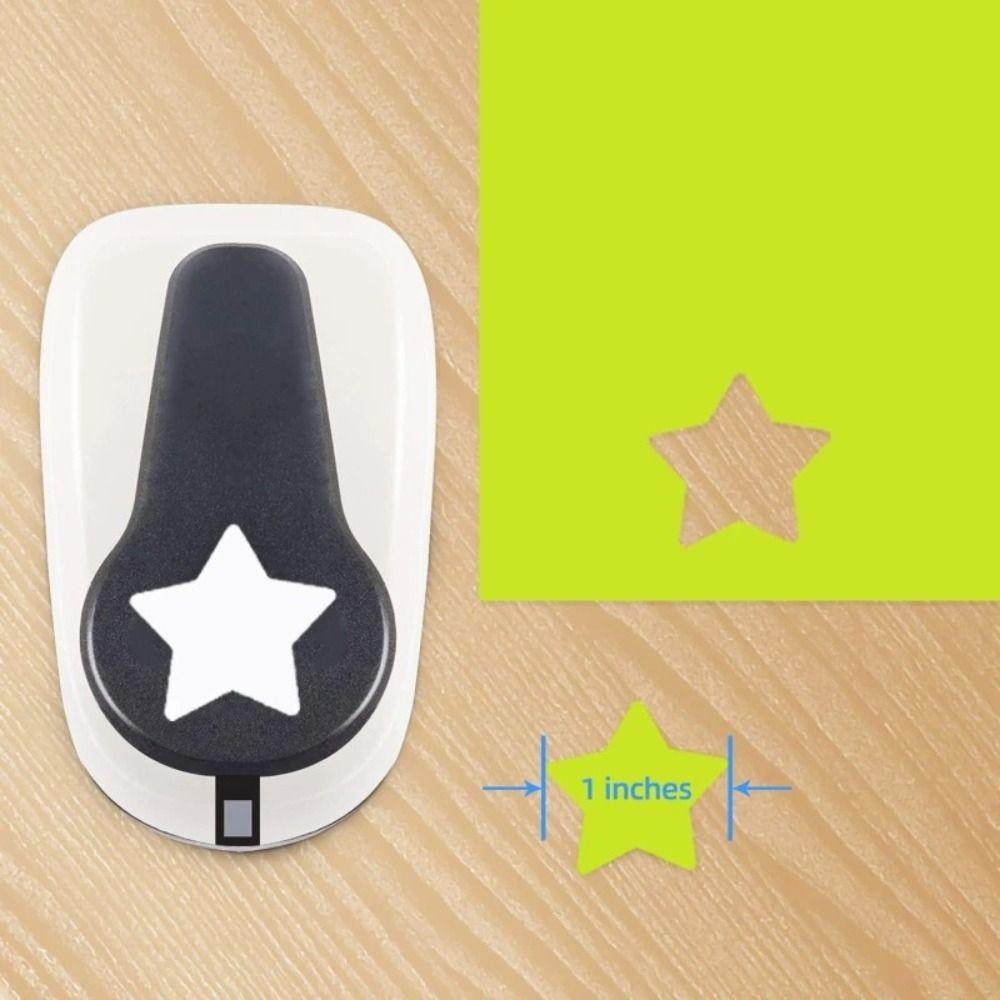 HIGHVIEWLS Lỗ Trái Tim Punch, Nhựa ABS 9 / 16 / 25mm Kid Hole Punch, DIY Cắt Giấy Handmade Thêu Sò Giấy Shaper Cutter Trẻ Em