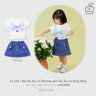 La pomme SS25 BST Bộ cộc mùa hè kids cho bé T6.0