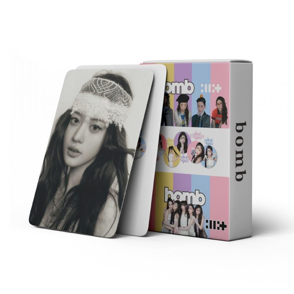 LINXX 55 Chiếc ILIT Bomb Album Bộ Sưu Tập Quạt Lomo Cards HD Hình Ảnh 3 Inch Mini Kpop Merch Trading Photocards