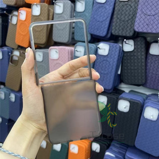 Ốp lưng siêu mỏng Samsung Galaxy Z Fold 7 Z Flip 7 Z Fold 6 5 4 3 Z Flip 6 5 4 3 Ốp cứng mờ / pha lê / đen
