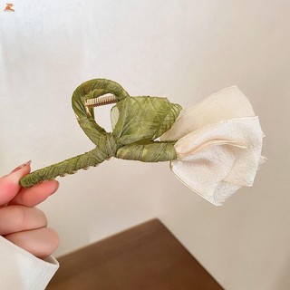Lưới Hoa Vuốt Tóc Hàm Kẹp Giữ Mạnh & Chống Trơn Trượt Hoa Thanh Lịch Kẹp Tóc Thích Hợp Cho Tóc Dày Mỏng