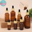 Sund 5ml-100ml Chai nhỏ giọt có quy mô Thuốc thử Giọt mắt Hổ phách Thủy tinh Hương liệu Chai pipet lỏng Chai có thể đổ lại Du lịch VN