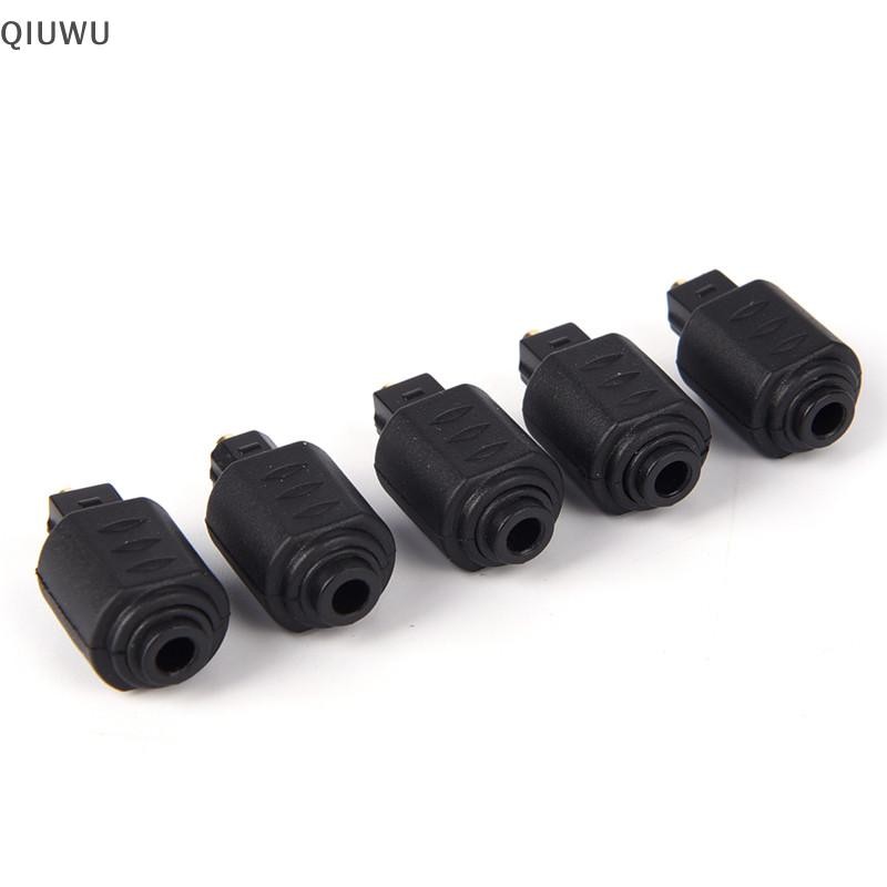 Bộ chuyển đổi âm thanh quang Mini QIUWU Giắc cắm nữ 3,5 mm sang kỹ thuật số Toslink Nam.