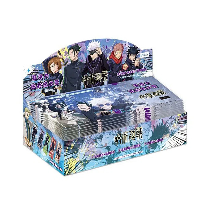 Hộp mù Jujutsu Kaisen – Gojo Satoru & Itadori Yuji Acrylic Sand Flow Ticket Stubs – Hàng hóa Anime 18x6cm, Quà tặng & Trang trí sinh nhật hoàn hảo