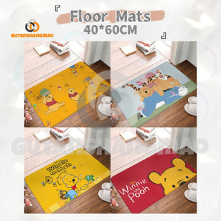 Thảm trải sàn phòng tắm trong nhà và ngoài trời Disney Winnie the Pooh 40 * 60CM, Thảm chống trượt, Thảm trải sàn