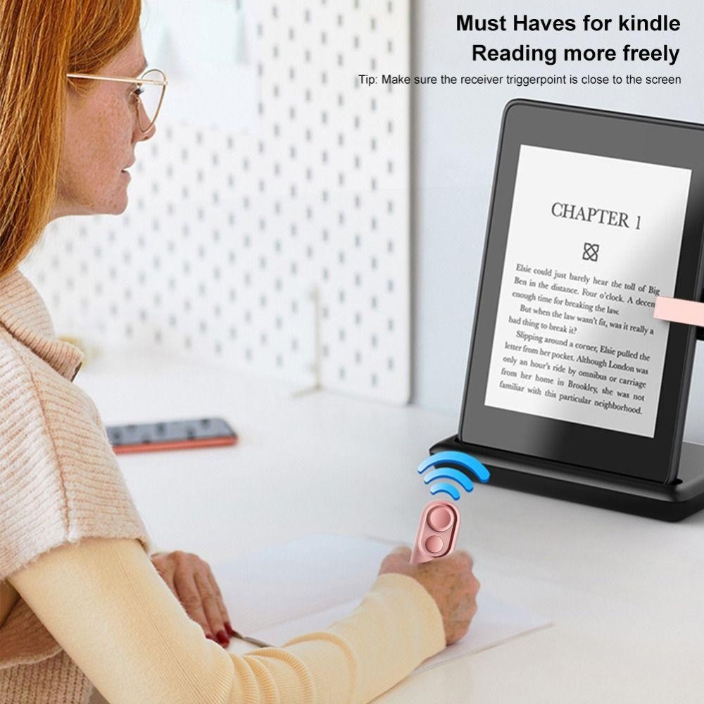 SAIA Điều Khiển Từ Xa Clicker, Thiết Thực Thông Minh RF Remote Page Turner, Không Dây Có Dây Đeo Tay Trang Turner Clicker Cho Kindle Paperwhite Oasis Kobo Ereaders