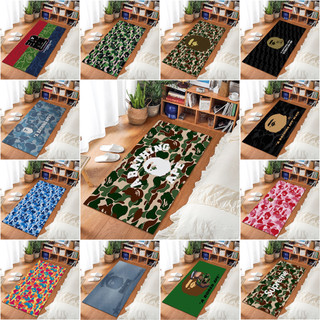 Bape Họa Tiết Một Mặt In Hình Thảm Cashmere Giả Phòng Ngủ Nhà Bếp Thảm Chống Trơn Trượt Trang Trí Nhà Cửa