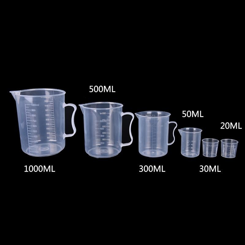 B & N 20 / 30 / 50 / 300 / 500 / 1000ML Cốc Đo Nhựa Bình Đổ Bề Mặt Vòi Bếp,.