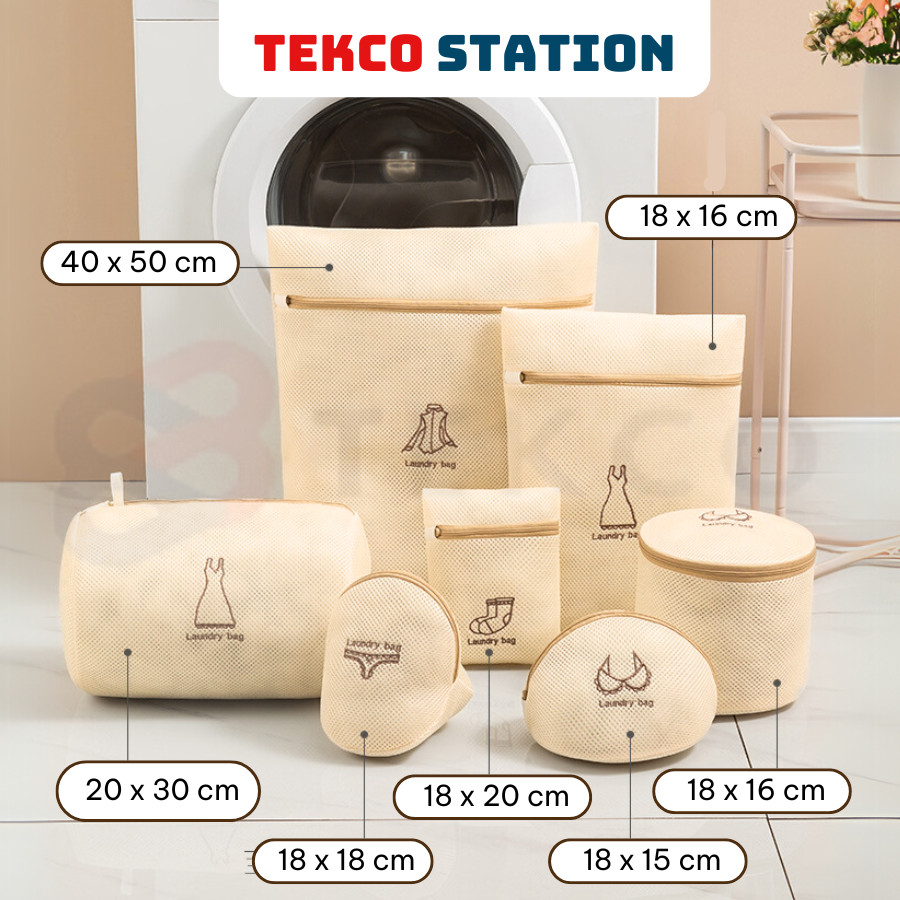 Túi Giặt Viên Nâu 3 Lớp Bảo Vệ Quần Áo - Túi Lưới  Giặt Bảo Vệ Nhiều Loại Quần Áo Chuyên Dụng Cho Giặt Máy