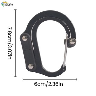 Carabiner Clip và bất cứ điều gì Khóa chắc chắn Móc treo ba lô cho câu cá leo núi Cắm trại Ba lô leo núi