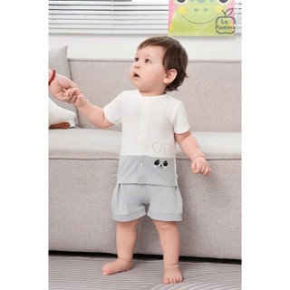 La pomme SS2025 Bộ cộc tay La Pomme Bạn nhỏ dễ thương - cho bé T6.0