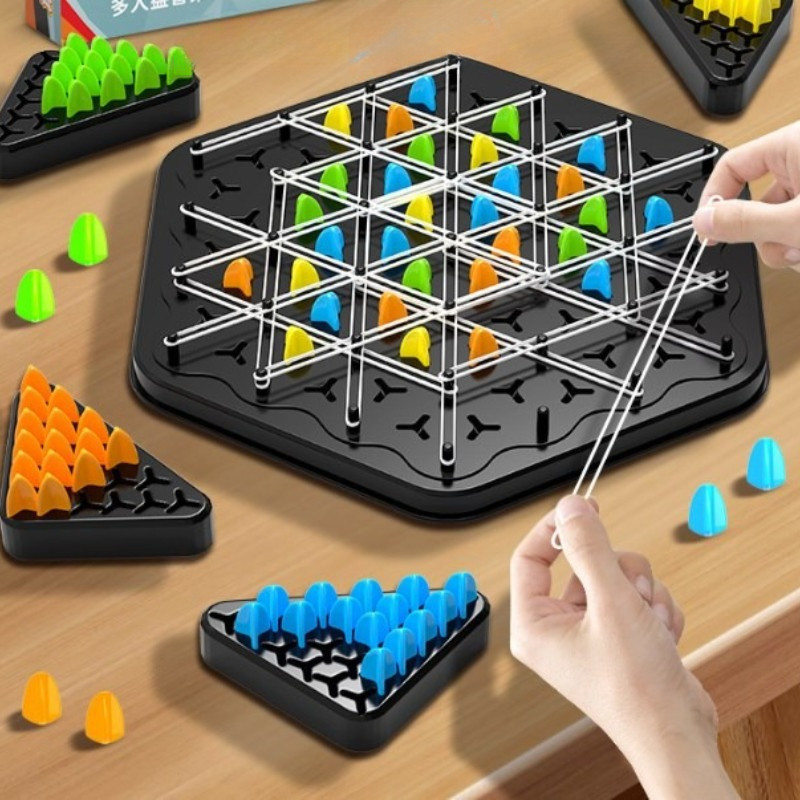 Bộ Cờ Xếp Hình Tam Giác, Cờ Xích Logic Cho Trẻ,  Đồ Chơi Giáo Dục, Chất Liệu An Toàn
