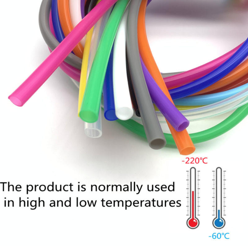ID 2 3 4 5 6 8mm Ống silicon Ống cao su linh hoạt Cấp thực phẩm Nước uống mềm Đầu nối nước