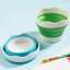 Máy giặt cọ sơn TUYỆT VỜI, Xô giặt gấp di động có thể gập lại, Xô cọ Mini silicon có độ bền cao để sơn dầu Sơn mặt
