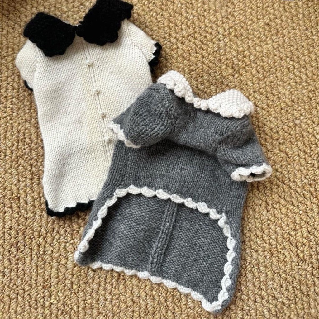 Áo len cho chó cưng 2025 Phong cách mới Thu đông Ấm áp Bichon Teddy