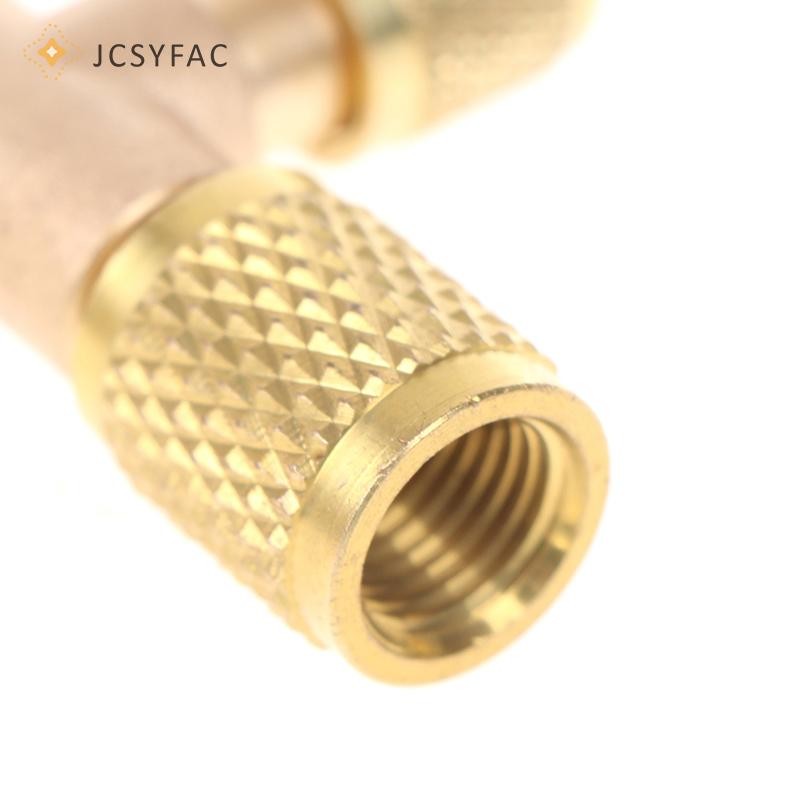 Jcsyfac Van xả làm lạnh Van loại trừ không khí nhanh Van phát hành Đồng hồ đo áp suất Mới