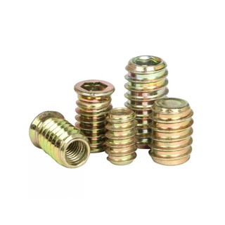 ((LXY) Ốc cấy ren, SÒ CẤY CÓ TAI - TÁN CẤY CÓ VÀNH，Sò sắt cấy gỗ tán cấy gỗ M6 / M8 / M10 (RM-VN-1)