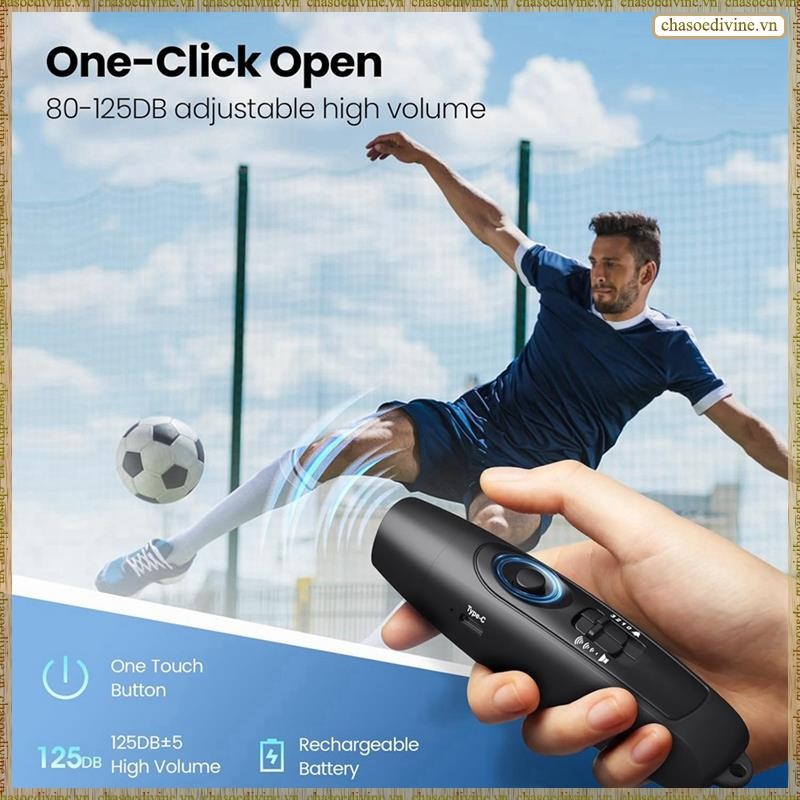 [K O G X] Còi Điện Tử Có Sạc USB, Còi Khẩn Cấp Cho Huấn Luyện Viên Trọng Tài Giáo Viên, Cho Trò Chơi Thể Thao Ngoài Trời Cắm Trại