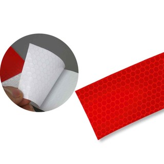 Set 10 Miếng Dán Phản Quang Ban Đêm 2 Màu Đỏ Trắng Cho Xe Tải, Xe Container, Xe Hơi ,xe máy, cảnh báo, trang trí -FE123