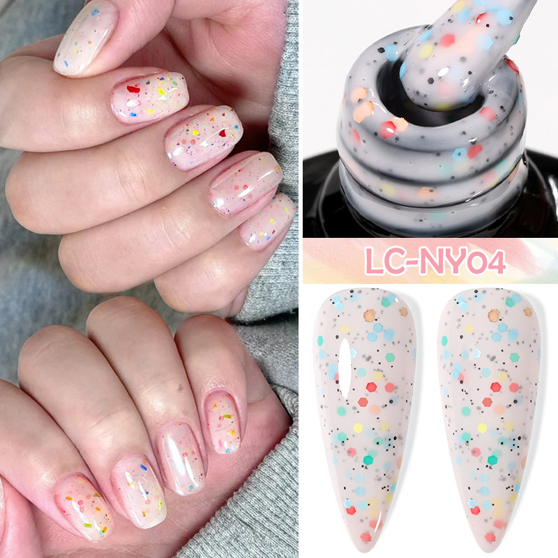 Lilycute 7ml Macaron Cream Gel Sơn Móng Tay Cho Móng Tay Lấp Lánh Kim ...