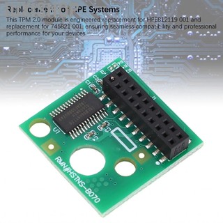 Iuxishop IUXISHOP-VN TPM2.0 Bảo mật thay thế mô-đun 20 PIN Dữ liệu được mã hóa PCB cho bo mạch chủ HPE 20 chân 812119 001 745821