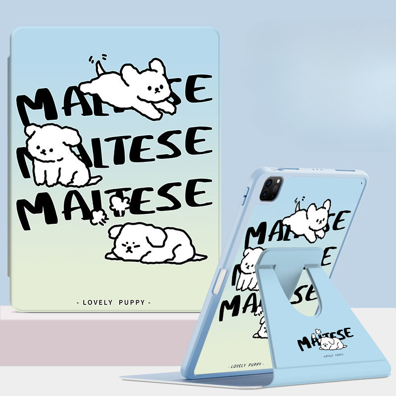 Ốp Lưng Máy Tính Bảng Cho Samsung Galaxy A9 + S9 FE + S10ULTRA Tab A7 Lite 8.7inch S10 FE + S7 + / S8 + / S7FE Tab S6 Lite 2024 Xoay Phim Hoạt Hình Dễ Thương Vỏ Bảo Vệ