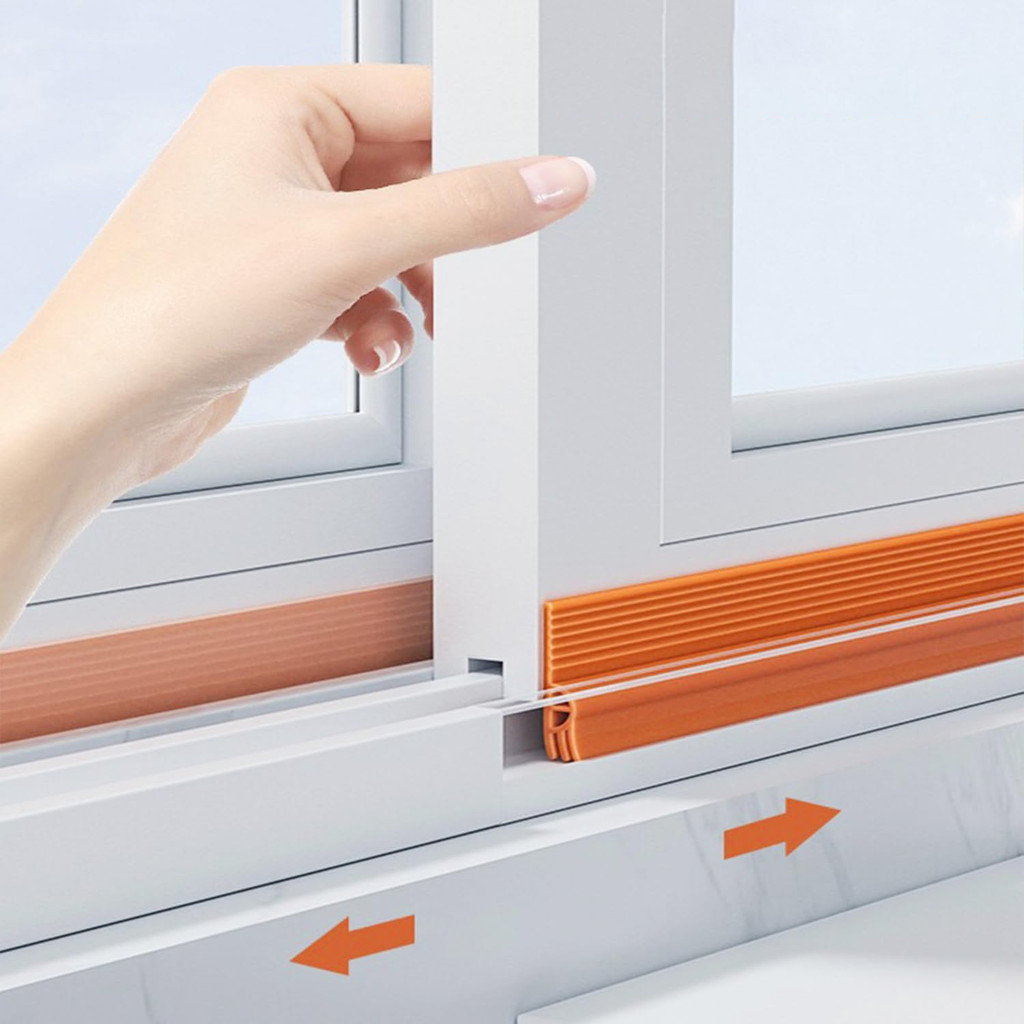 2M TPE Trượt Cửa Sổ Cói Dải Tự Dính Ba Cách Âm Chống Gió Chống Lạnh Cửa Dưới Băng Thời Tiết Linh Hoạt