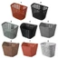 Giỏ đựng xe đạp trẻ em YOLOGO, Túi đựng xe đạp bằng nhựa rỗng, 8 kiểu dáng chất lượng cao Nhiều màu Túi đựng xe đạp phía trước Phụ kiện đi xe đạp phía sau