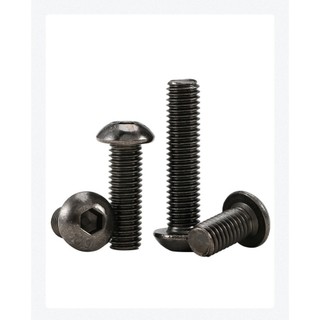 (((LXY) Ốc lục giác thép đen, Bulong lục giác đầu dù thép tôi đen cấp bền 10.9 ,Ốc Vít Đầu Lục Giác Tròn M2 / M2.5 / M3 / M4 / M5 / M6 / M8 (RM-VN-1)