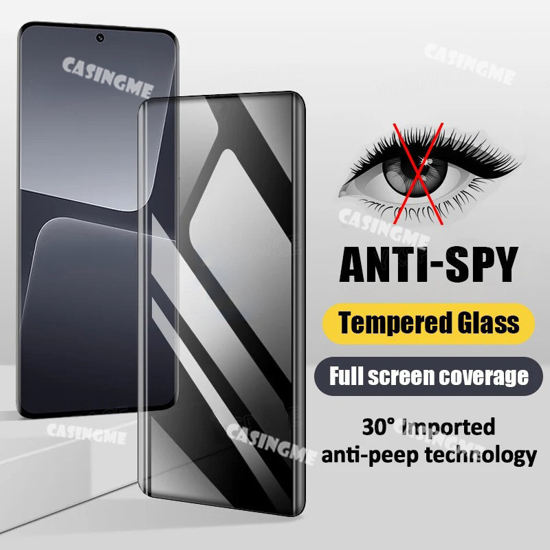 Dành Cho POCO X7 2025 Chống Gián Điệp Full Cover Phim Cho POCO X7 X7Pro PocoX7 PocoX7Pro ProX7 7X X 7 Pro 4G 5G 2025 Kính Cường Lực Riêng Tư Bảo Vệ Màn Hình Chống Peek Phim Riêng Tư