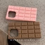 Ốp điện thoại IPhone 14 Pro MAX Chocolate Silicon Mềm Vỏ Gấu Hoạt Hình Dễ Thương Làm Dày Vỏ Bảo Vệ Camera Chống Sốc Cho IPhone 16 15 14 13 12 11 Pro MAX X XS MAX XR