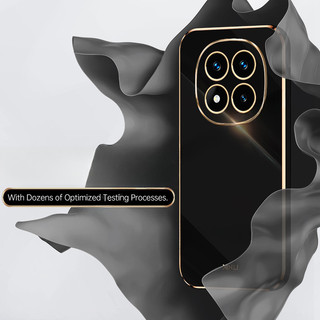 Ốp Điện Thoại Cho Redmi Note 14 Pro + Note 15 Pro + Note15 Note14Pro + 4G 5G 2025 Vỏ Silicon Mạ Bóng Vuông 6D Bảo Vệ Camera Ốp Lưng Chống Sốc