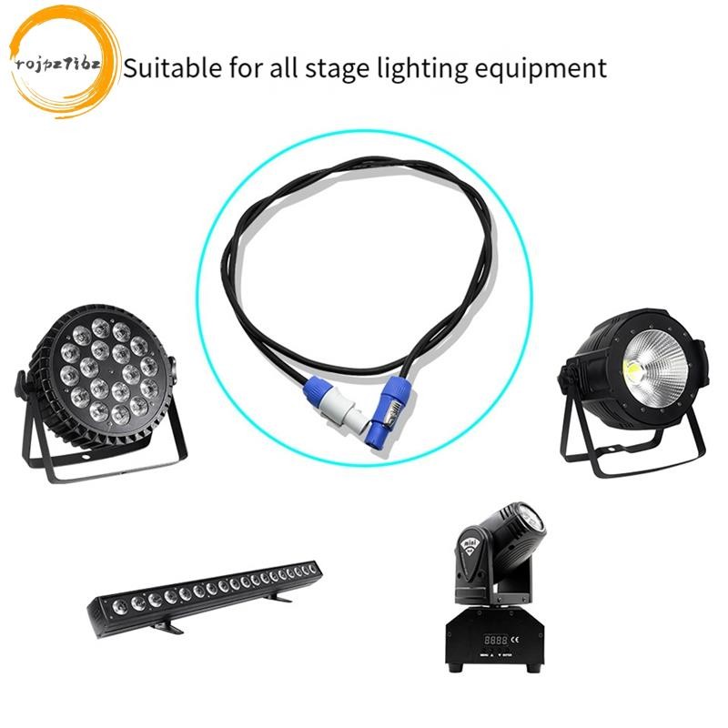 1M Cáp Nguồn AC Cho Tia Di Chuyển Đầu Đèn Chùm 5R / 7R Di Chuyển Đầu Đèn Nối Dài Cáp Powercon