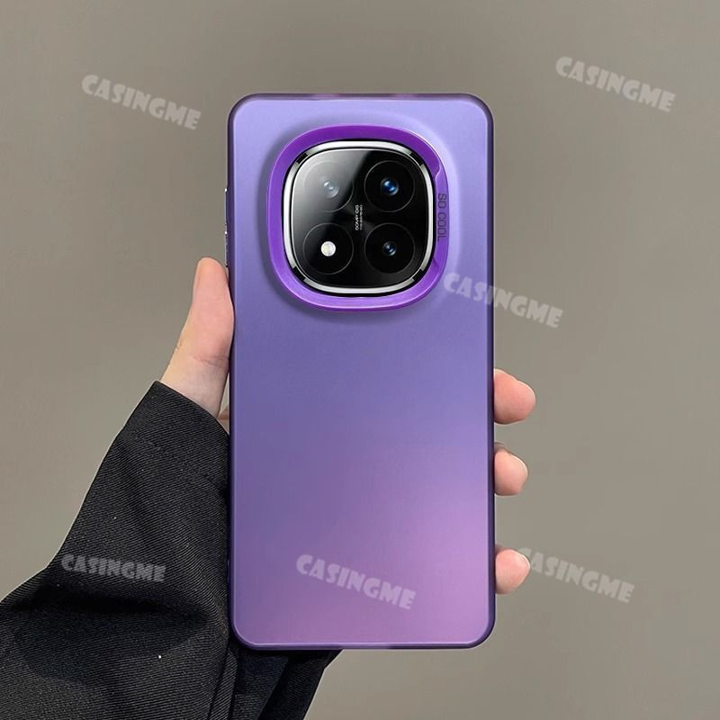Redmi Note 14 Pro + 5G Vỏ mờ da Aurora mạ sang trọng cho Redmi Note14pro + Note14 14Pro + 14Pro Note 14 Pro + Vỏ điện thoại bảo vệ Camera đầy màu sắc Ốp lưng chống sốc