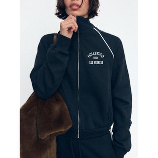 Bộ nỉ Zara made in Morocco thể thao dài mùa thu đông phong cách châu Mỹ