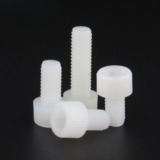 ((LXY) ốc lục giác/ốc lục giác chìm/Ốc Vít Lục Giác /Ốc Vít  Lục Giác  loa/bulong Lục Giác chìm đầu trụ trơn Nhựa M3 / M4 / M5 / M6 / M8 / M10 / M12 * L: 4-100mm (RM-VN-1)