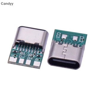 Đầu nối NDY Type-C Jack 16Pin Ổ cắm nữ Bộ chuyển đổi USB-C sang hàn 6 khớp hàn N