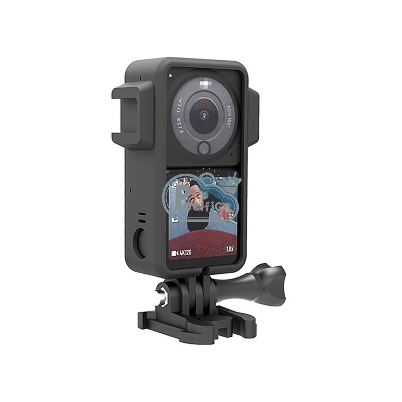 Dành Cho DJI ACTION 2 Khung Bảo Vệ Vỏ Máy Quay Vỏ Có Đế Giày Nóng HÀNH ĐỘNG 2 Vỏ Bảo Vệ Bụi Chống Rơi