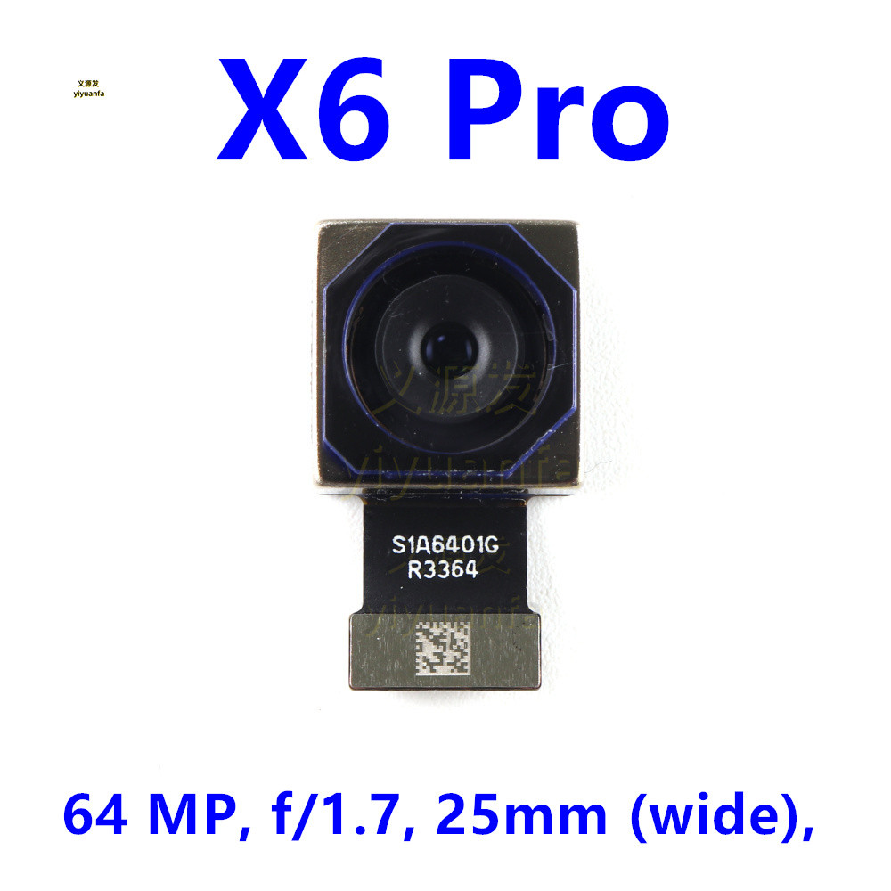 Mặt Sau Lớn Phía Sau Camera Chính Module Cho Xiaomi Poco X6 Pro 2311DRK48G, 2311DRK48I Camera Trước Nhỏ Cáp Mềm Siêu Rộng