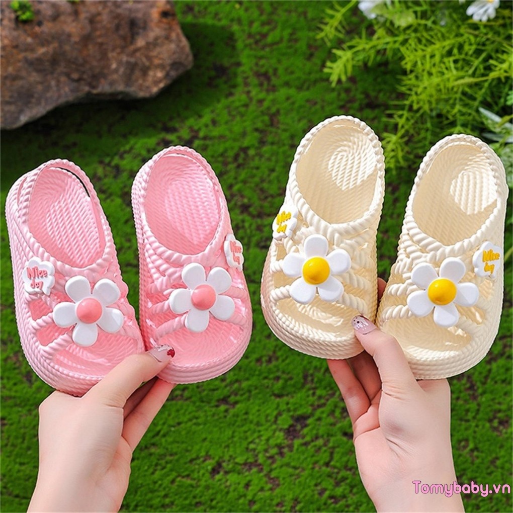 Xăng đan EVA Mùa Hè Cho Bé Gái Giày Đế Mềm Chống Trơn Trượt Cho Kỳ Nghỉ Đi Học Ngoài Trời