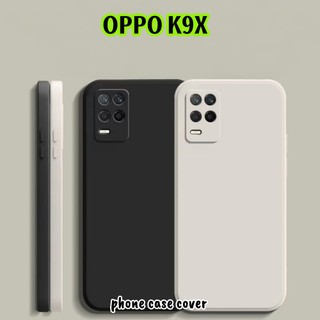 [Phong cách mới] Dành cho OPPO K9X Vỏ silicon chống vết bẩn Vỏ điện thoại màu trơn cổ điển