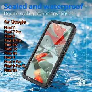 ốp lưng pixel 10 chống nước IP68 cho Google Pixel 9 Pro XL 7 8 Pro 8A 9A Lặn dưới nước Bơi thể thao ngoài trời Fundas