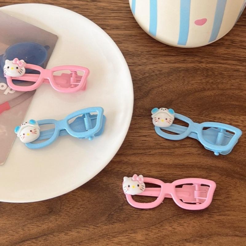 Hàn Quốc Dễ Thương Hello Kitty Kính Kẹp Tóc Cô Gái Học Sinh Phụ Kiện Tóc Ngọt Ngào Quà Tặng.