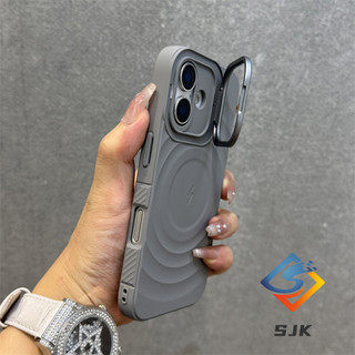 Ốp lật ống kính ẩn Vỏ silicon từ tính cho iPhone 16 Pro Max 15 14 13 Pro Max 14 Plus 15 Plus 16 Plus có chức năng đứng