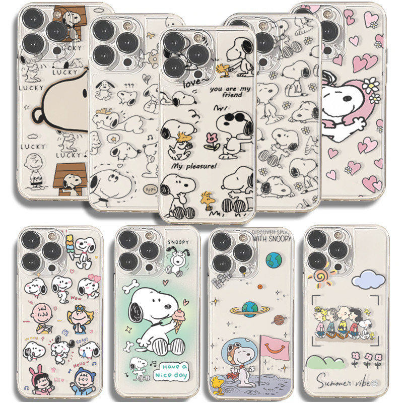 Ốp Điện Thoại Cho infinix Note 10 40 30 50S 50 Pro 12 G96 TECNO CAMON 40 Pro 30 5G Zero 5G 2023 Vỏ Snoopy Hoạt Hình Anime Dễ Thương Cặp Đôi Silicon Chống Sốc Mềm Trong Suốt