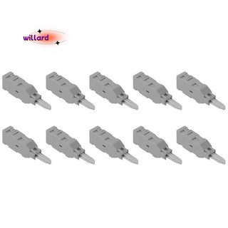 10 Cái 110 Kiểm Tra Rj11 Đầu Nối Giọng Nói Mdf Kiểm Tra Điện Thoại Giọng Nói Cho Mô Đun Krone Bảng Miếng Dán