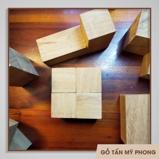 Cube 4x10x15cm, 10x10x10cm, 10x10x15cm| Khối gỗ lập phương dùng trang trí, đồ chơi. điêu khắc