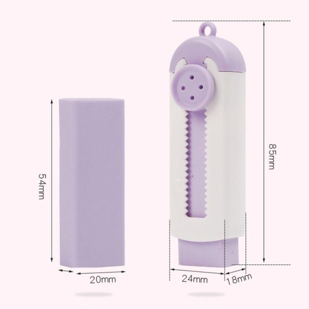 Máy tẩy bút chì HIGHVIEWLS không để lại dấu, 4 lần nạp, chất lượng cao, tẩy cao su trượt trở lại