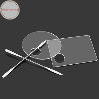 Hodou Acrylic Bảng Thìa Thanh Gel Nền Phấn Mắt Trộn Kem Sắc Tố Không Gỉ Mỹ Phẩm Trang Điểm Móng Tay Nghệ Thuật Làm Móng Tay Bộ Dụng Cụ VN